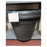 large hard plastic flower pots