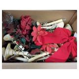 Christmas "candle" lights, bow and more