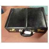 Black briefcase with combo lock