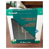 10" Duracraft Box Fan with box
