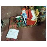 holiday decor - table runner, napkin holder,