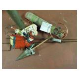 Outdoor garden decor, Christmas, bug sprinkler