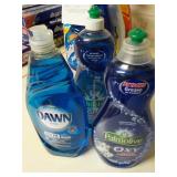 new 3 bottles of dish soap, dawn & palmolive