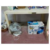 wood work bench table, no contents