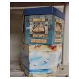 Nautical & Lighthouse themed Christmas Bulbs