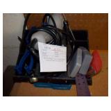 3/8" Handi Work Drill, drill bits, storage bin