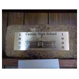 Canton High School Brick Door Stop - 1922-1998
