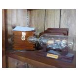 Ship in a bottle - Viking Longship & extras