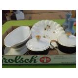 Box lot of china  7 pieces