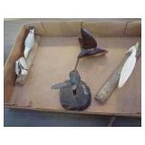 box lot 3 pieces birds
