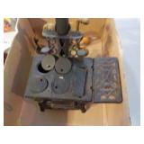 miniature cast iron stove - salesmen sample?