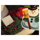 3 piece Christmas plate