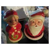 2 piece Christmas Santa and Mrs Claus