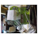 Box lot 6 piece paint supplies