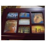 3 piece misc  two photo albums and frame