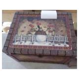 Wooden christmas box