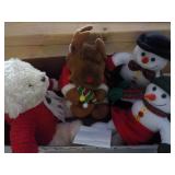 Christmas stuffed animals (4 pcs)