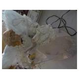 Christmas Angel plugs in (small crack in neck)