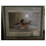 Duck Picture Framed