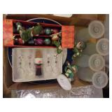 Box lots of Misc Glassware, household décor