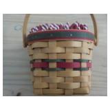 Lgbrgr ‘98 Blue & Red Basket w/Handle w/L&P