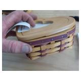 Lgbrgr ‘00 Sweetheart Bskt w/Picture frame in lid