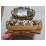 2 Lgbrgr Lavender Bskts w/L&P