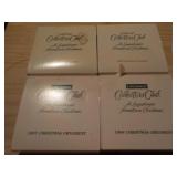 Lgbrgr ‘96-’99 Collectors Club Xmas Ornaments