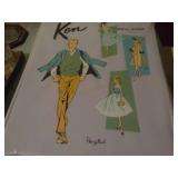 Ken Doll Case w/Ken & some clothes