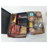 Lot - empty DeWalt tool case and contents,