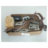 Lot -miscellaneous Tools in vice grips