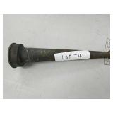 Powhatan B & I Works brass fire nozzle 12"