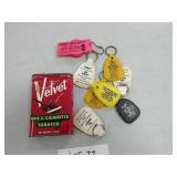 Advertising keychains - John Deere, case, Taylor