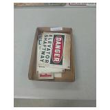Lot assorted signs
