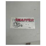 Snapper lawn mower tag