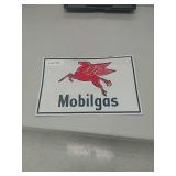 Mobil gas sign