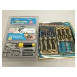 6 piece pilot punch set and angle driver set