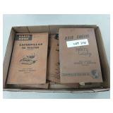 Lot of caterpillar part books