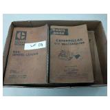 Lot of caterpillars Parts books