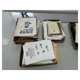 3 box lots of literature