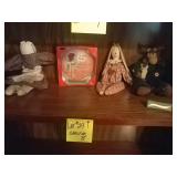 2 bunnies, 1 moose w/ I love you plaque