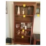 Wood Shelf unit 32 x 12 x 72 Contents not