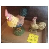 2 roosters