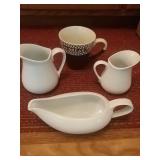 Small serving set w/ coffee cup