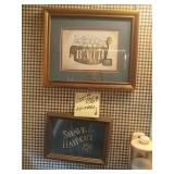 2 small bathroom pictures