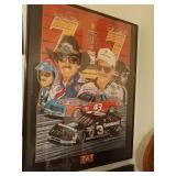Richard Petty and Dale Earnhardt poster