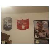 Dale Earnhardt poster. Deal Earnhardt plastic car