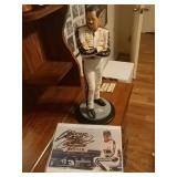 Tall Dale Earnhardt statue in one signed