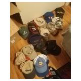 Box of random hats Box includes hats from