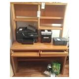 Computer desk. Contents not included